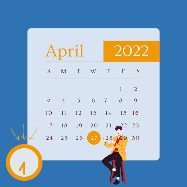 27 April Calendar